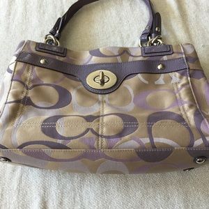 NWOT Coach Satchel Carryall Bag!
